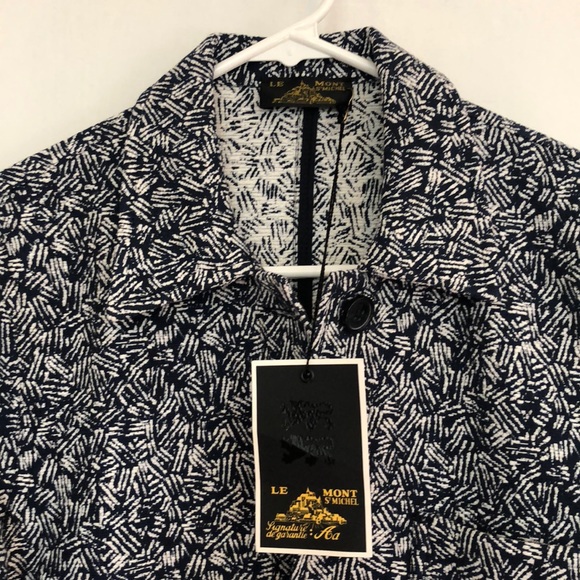 Le Mont St Michel Women's Cotton Jacquard Jacket with Pockets! - Picture 6 of 7